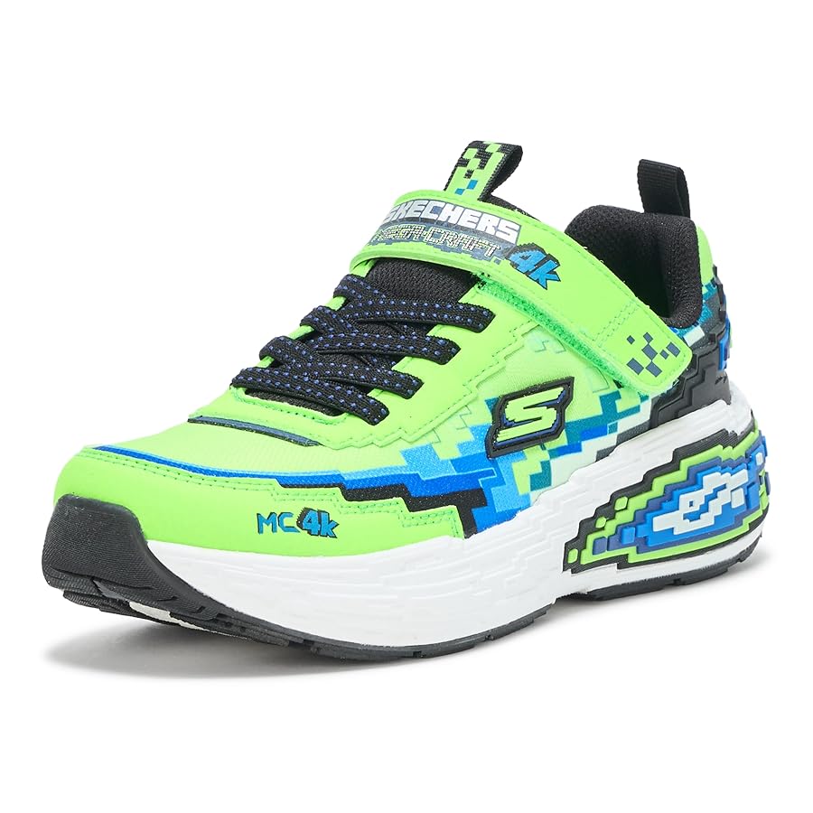 クラシック jkmegaton Amazon.com | SKECHERS Boy's Mega-Craft 4K Sneaker, Lime